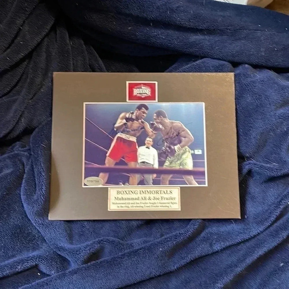 Muhammad Ali joe Frazier autographed photo - Picture 1 of 2